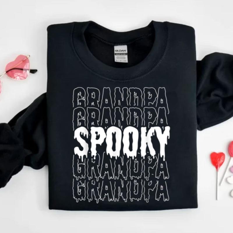 Grandpa Spooky Vintage Halloween Costume Grandfather Design Shirts