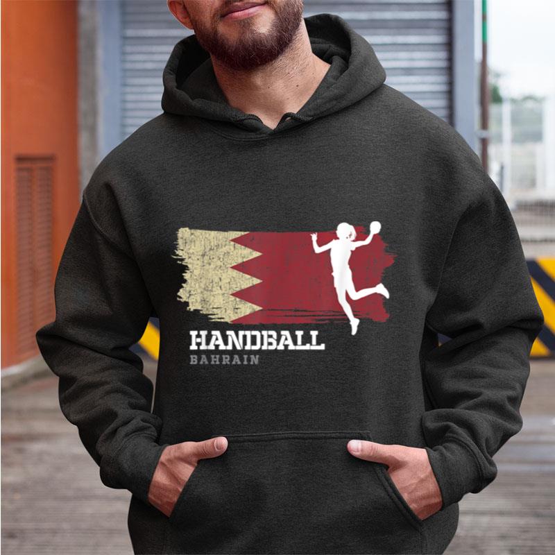 Handball Player Bahrain Flag Sports Womens Handball Shirts
