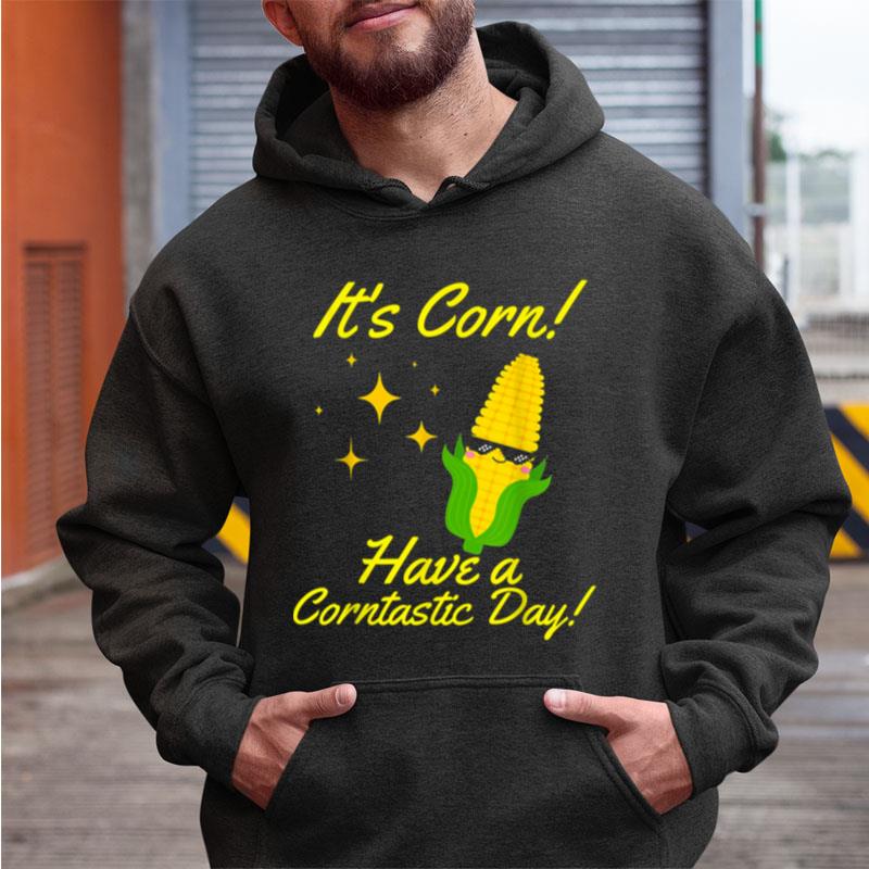 It's Corn Word Pun Corntastic Day Costume Funny Kids Womens Its Corn Shirts