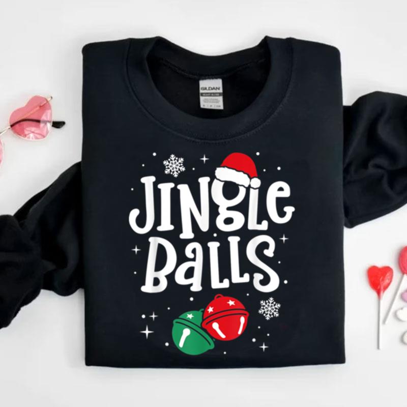 Jingle Balls Tinsel Tits Chestnuts Christmas Matching Couple Shirts