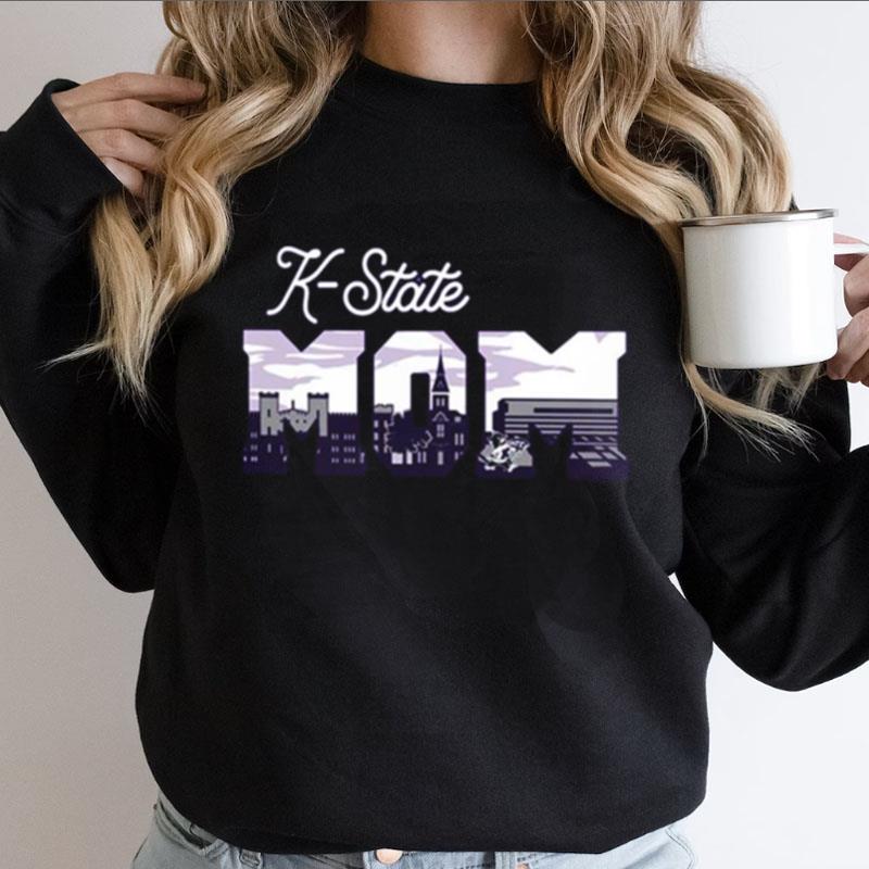 K State Wildcats Women's White Campus Mom Mother's Day Shirts