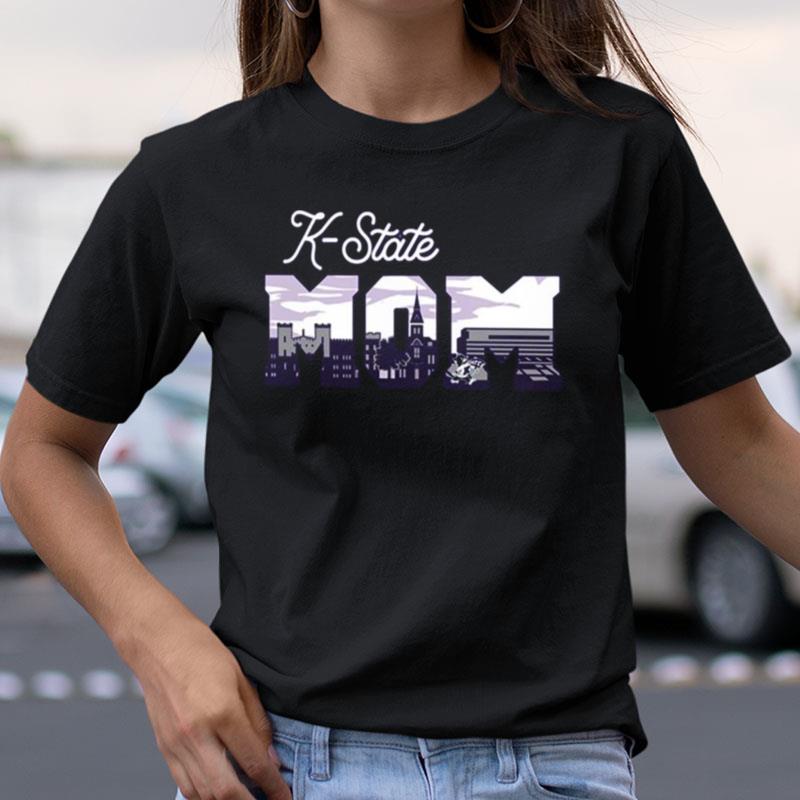 K State Wildcats Women's White Campus Mom Mother's Day Shirts