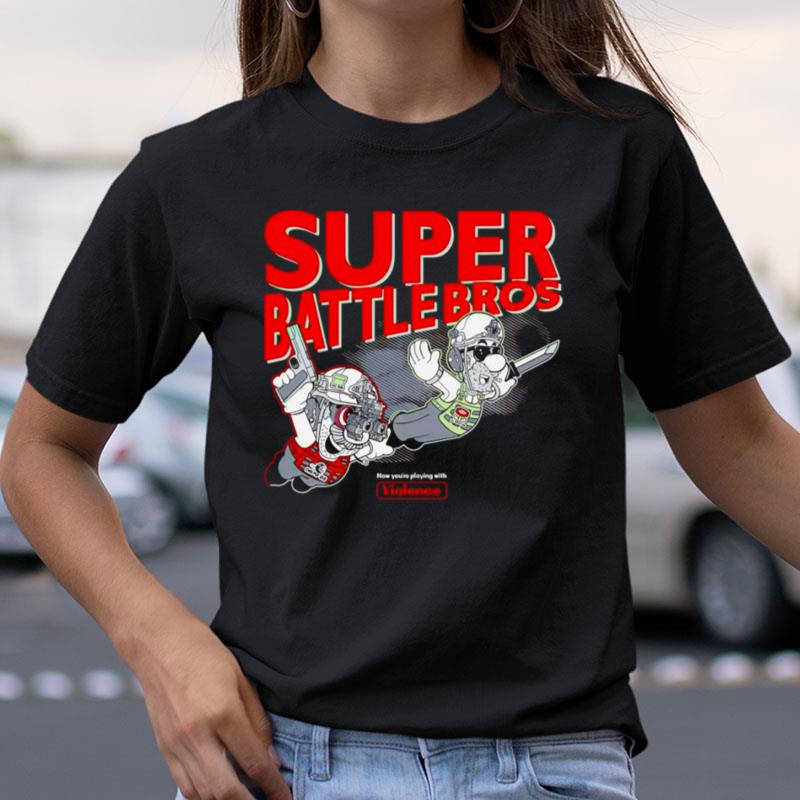 Mario Super Battle Bros Violence Shirts