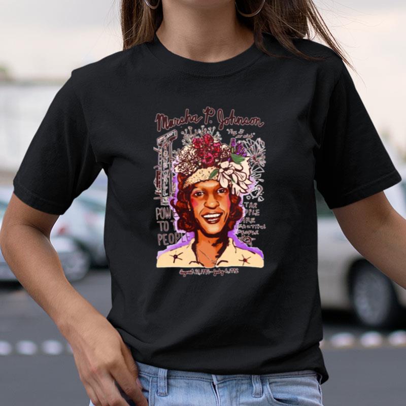 Marsha P. Johnson Flowers Shirts