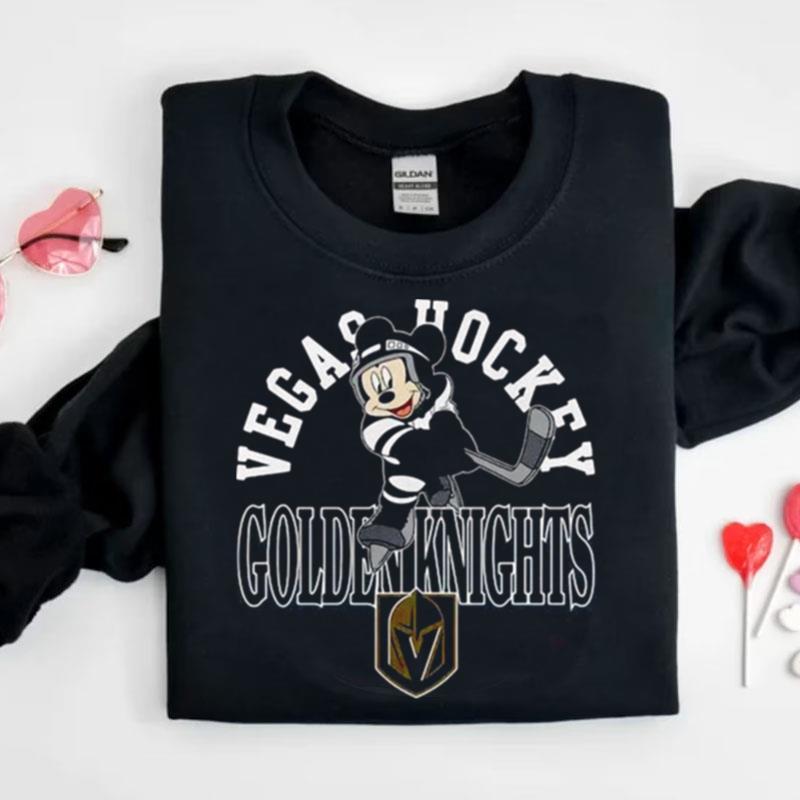 Mickey Mouse Vegas Golden Knights Toddler Putting Up Numbers Shirts