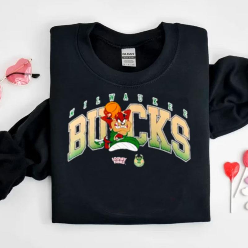 Milwaukee Bucks Looney Tunes Taz Shirts