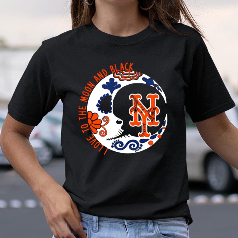 New York Mets I Love To The Moon And Black Shirts