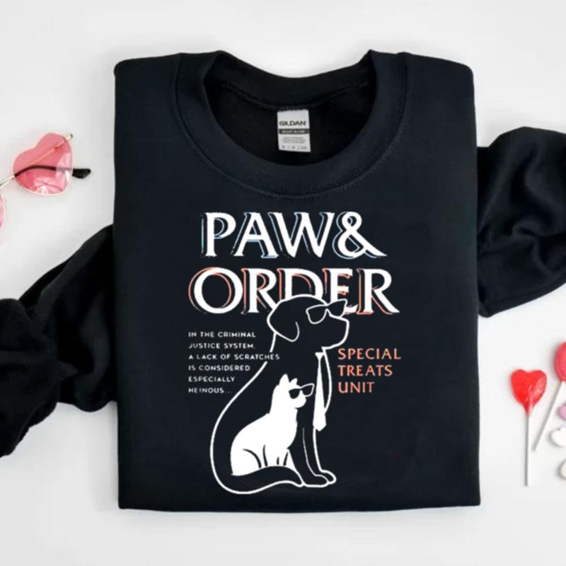 Paw And Order Special Feline Unit Pets Training Dog And Cat Shirts
