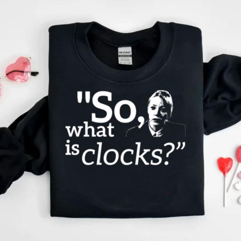 Philomena Cunk Clocks Shirts