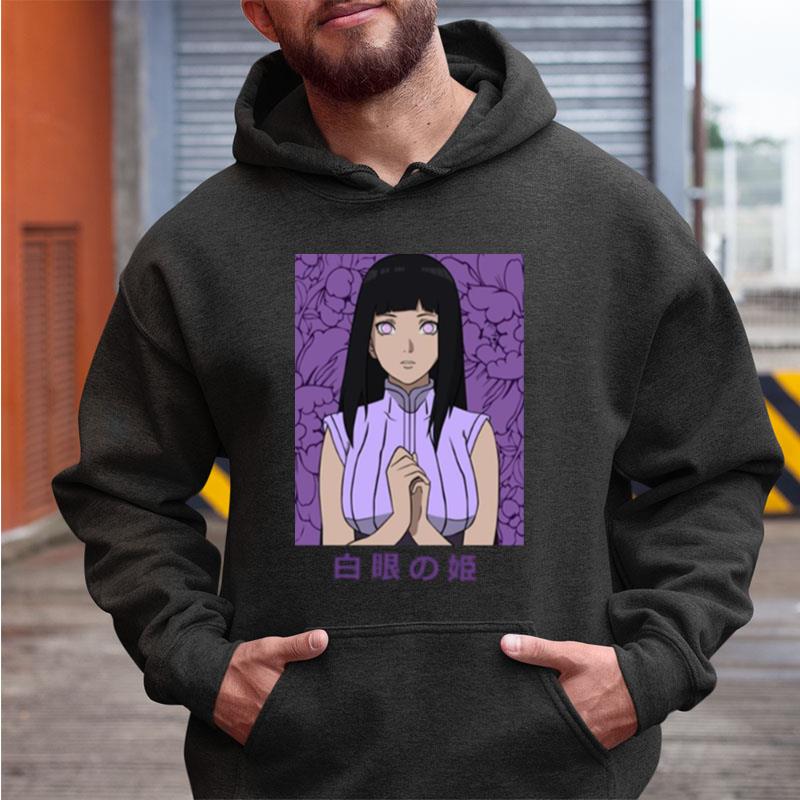 Princess Hinata Purple Graphic Naruto Shippuden Shirts