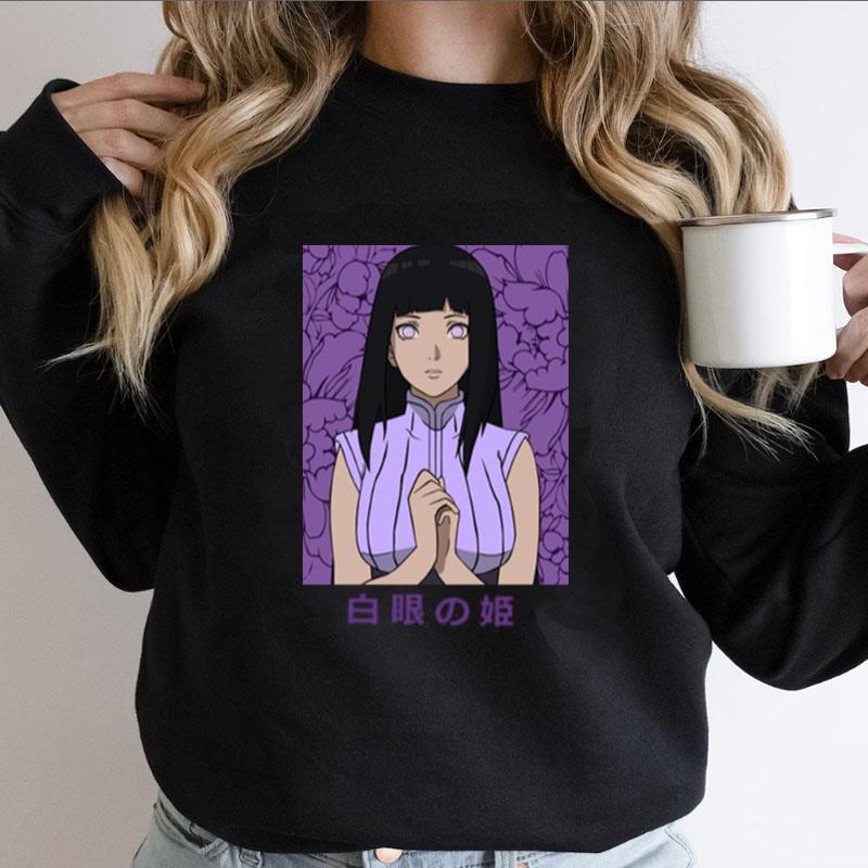 Princess Hinata Purple Graphic Naruto Shippuden Shirts