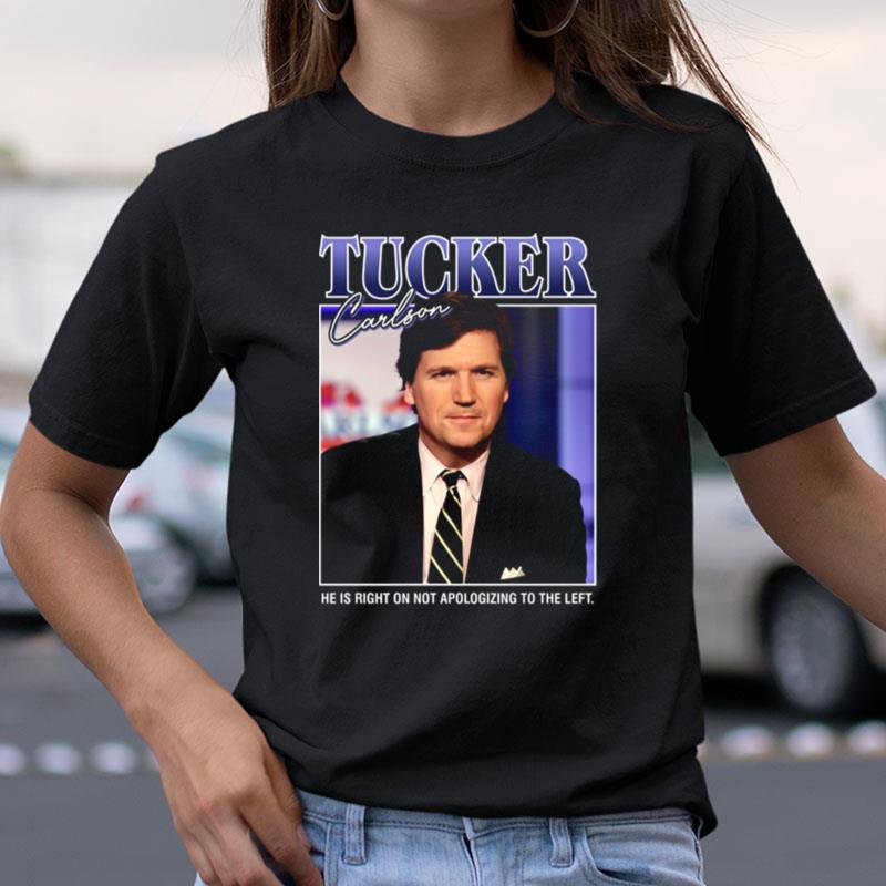 Retro Portrait Tucker Carlson Shirts