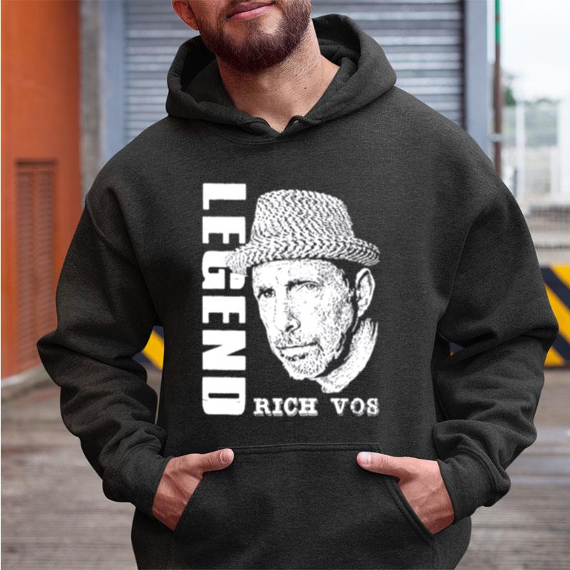 Rich Vos Legend Squiggly Line Drawing Shirts