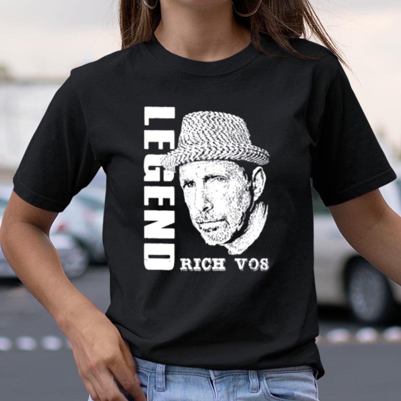 Rich Vos Legend Squiggly Line Drawing Shirts