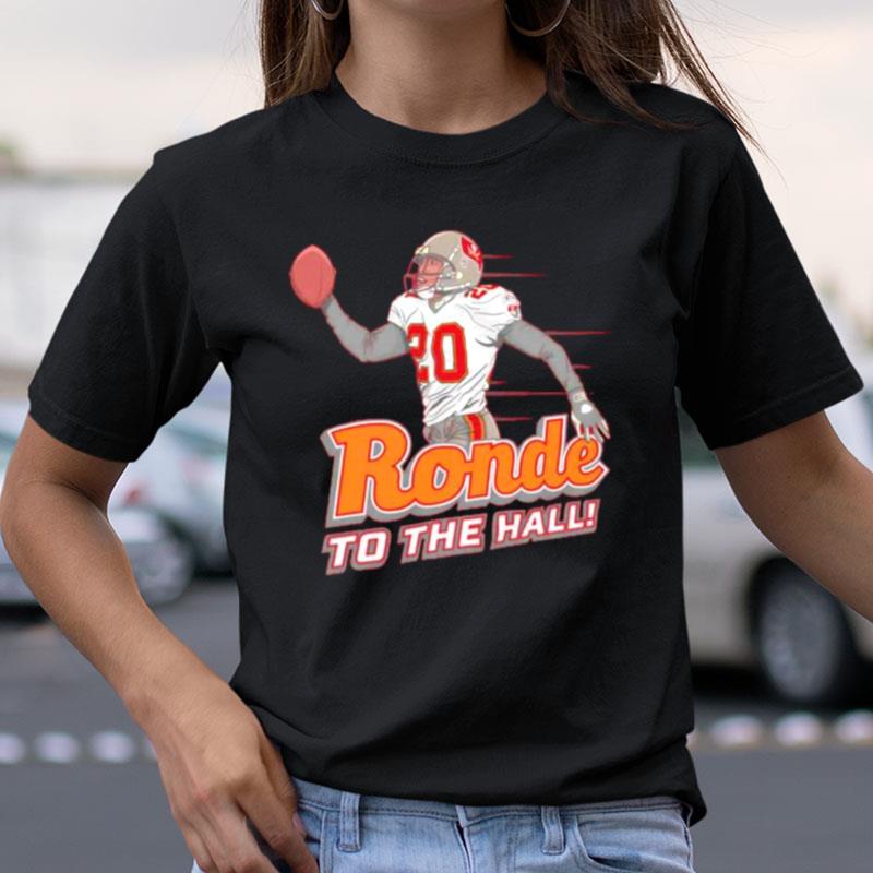Ronde To The Hall Ronde Barber Tampa Bay Buccaneers Shirts