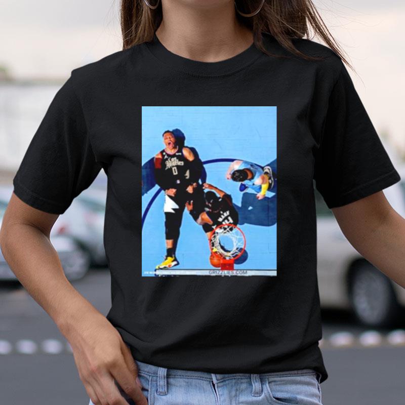 Russ Was Hooping In The First Half Vs The Grizzlies Shirts