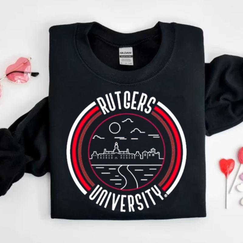 Rutgers University Uscape Woman's Organic High Waisted Shirts