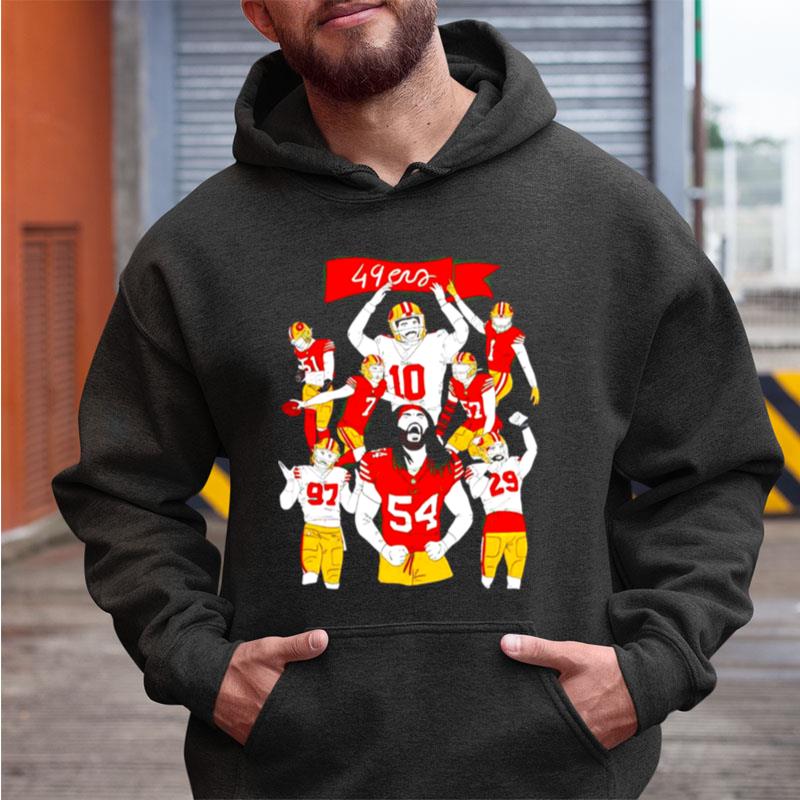 San Francisco 49Ers Players Shutout Defense Shirts