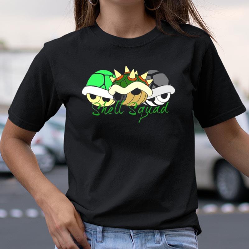 Shell Squad Racing Team Mario Kar Shirts