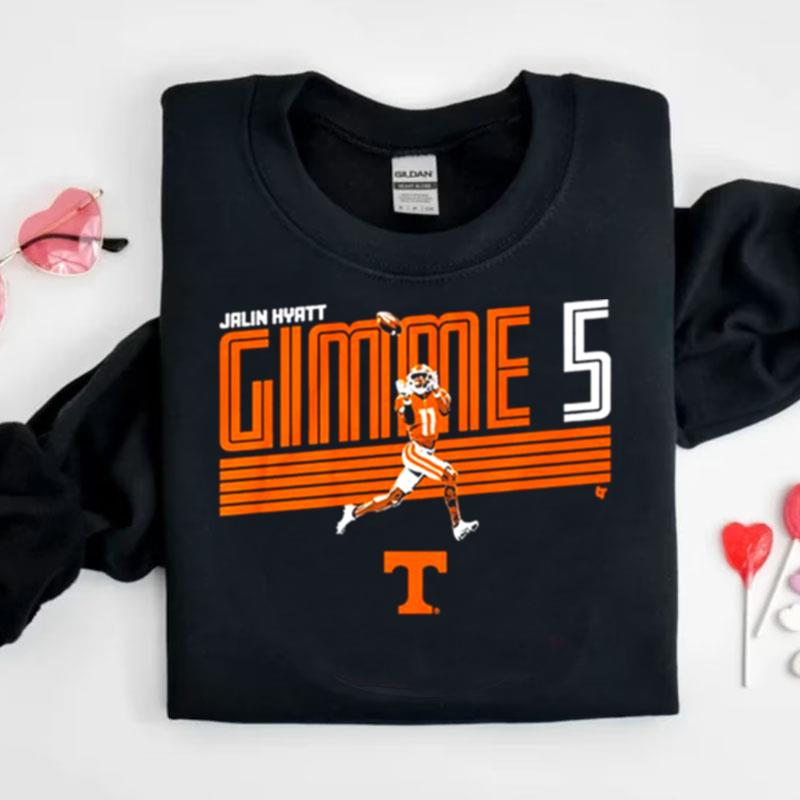 Tennessee Football Jalin Hyatt Gimme 5 Shirts