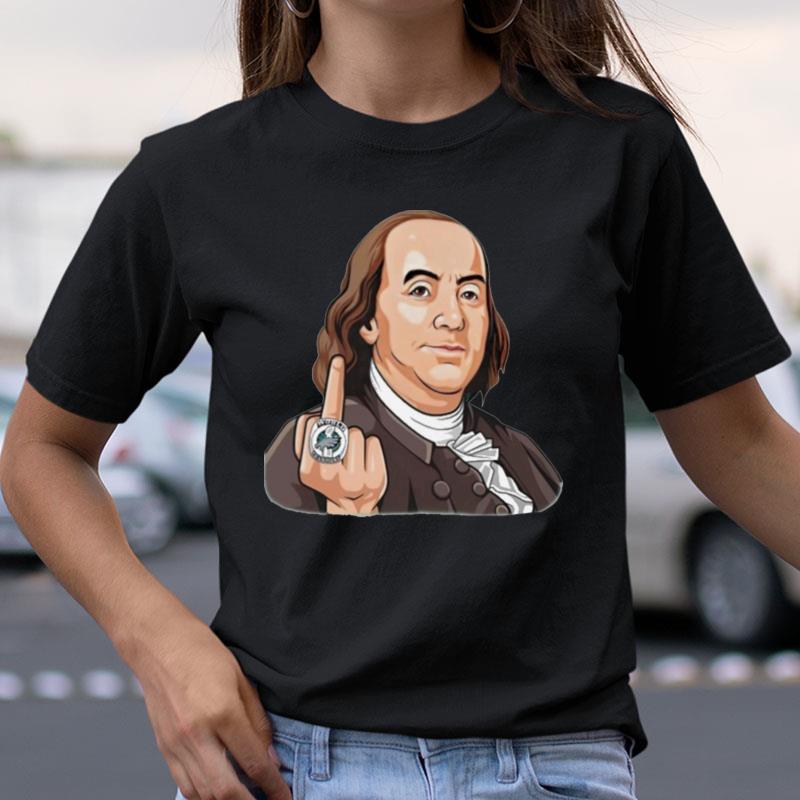 The Tape Don't Lie Benjamin Franklin Middle Finger Shirts