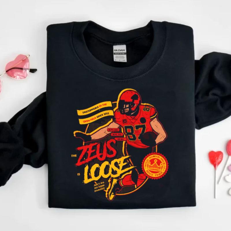 The Zeus Is Loose Boozy Juicy Ipa Craft Beer Label Design Shirts