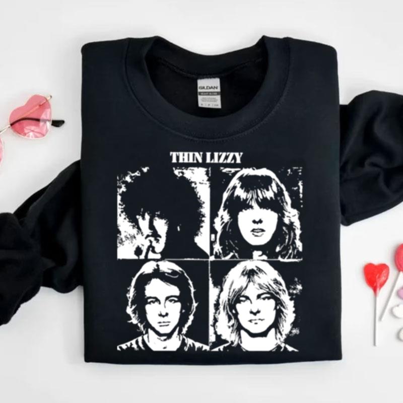 Vintage Thunder And Lightning Thin Lizzy 70S Shirts