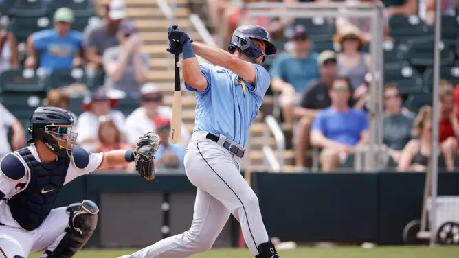 Rays' CF Kameron Misner's Unforgettable Inside-The-Park Homerun Steals the Show in Spring Training