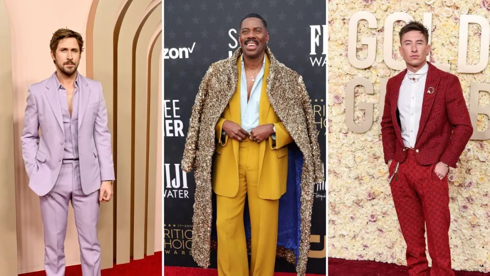 Men's Red Carpet Fashion Takes a Colorful Turn: Colman Domingo, Ryan Gosling, and More Lead the Way