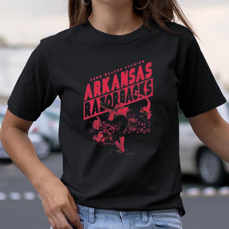 Baum Walker Stadium Arkansas Razorbacks Baseball Shirts