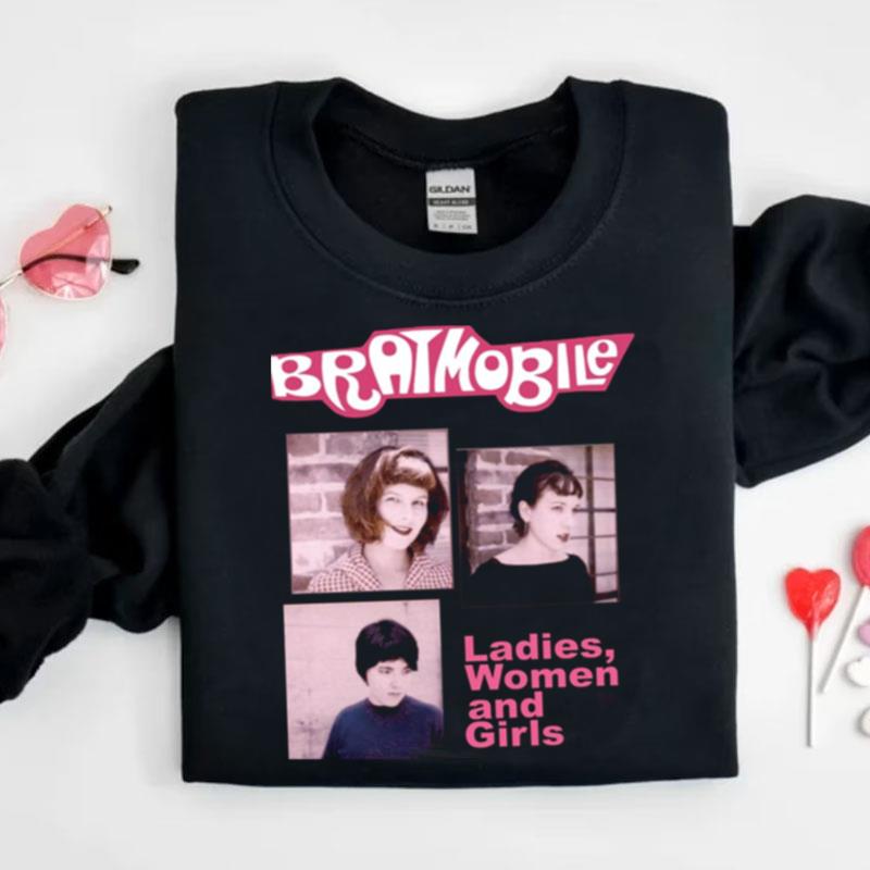 Bratmobile Band Ladies Women And Girls Shirts