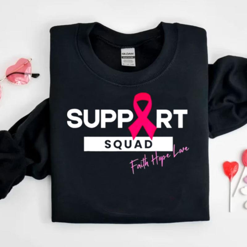 Breast Cancer Warrior Support Squad Breast Cancer Awareness Shirts