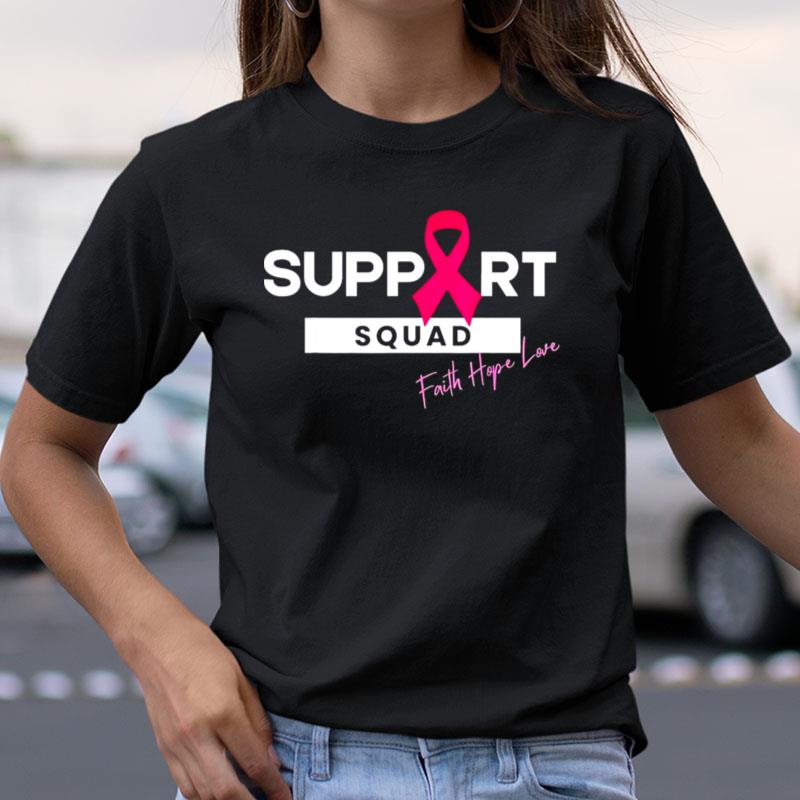 Breast Cancer Warrior Support Squad Breast Cancer Awareness Shirts