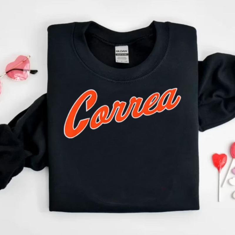 Carlos Correa New York Script Shirts