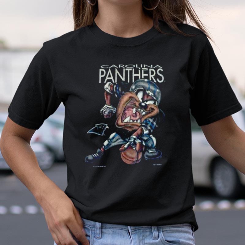 Carolina Panthers Looney Tunes Tasmanian Devil Vintage Style Shirts