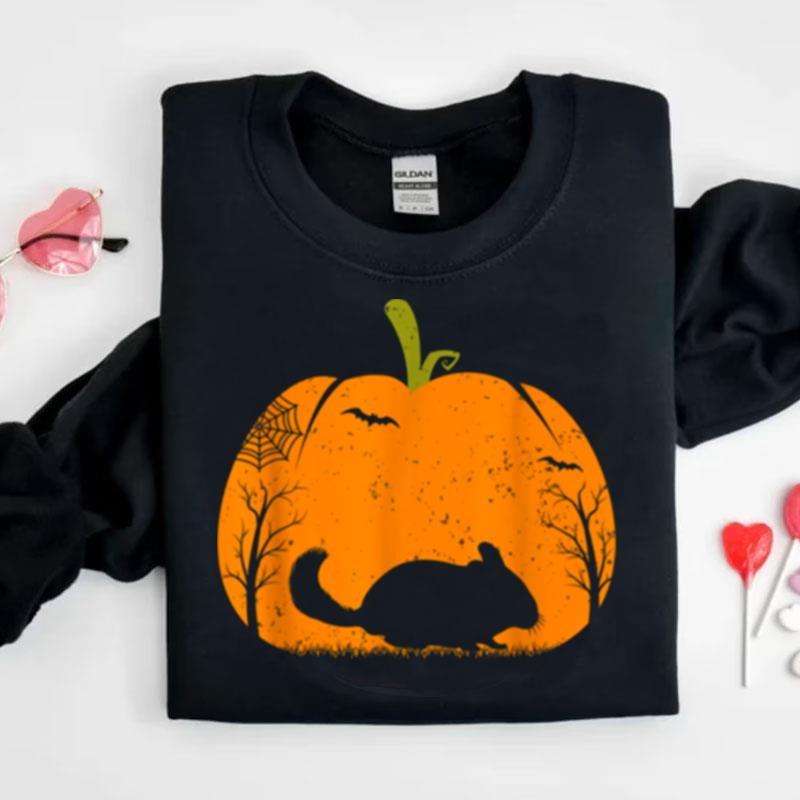 Chinchilla Cute Halloween Costume Pumpkin Chinchilla Lovers Shirts