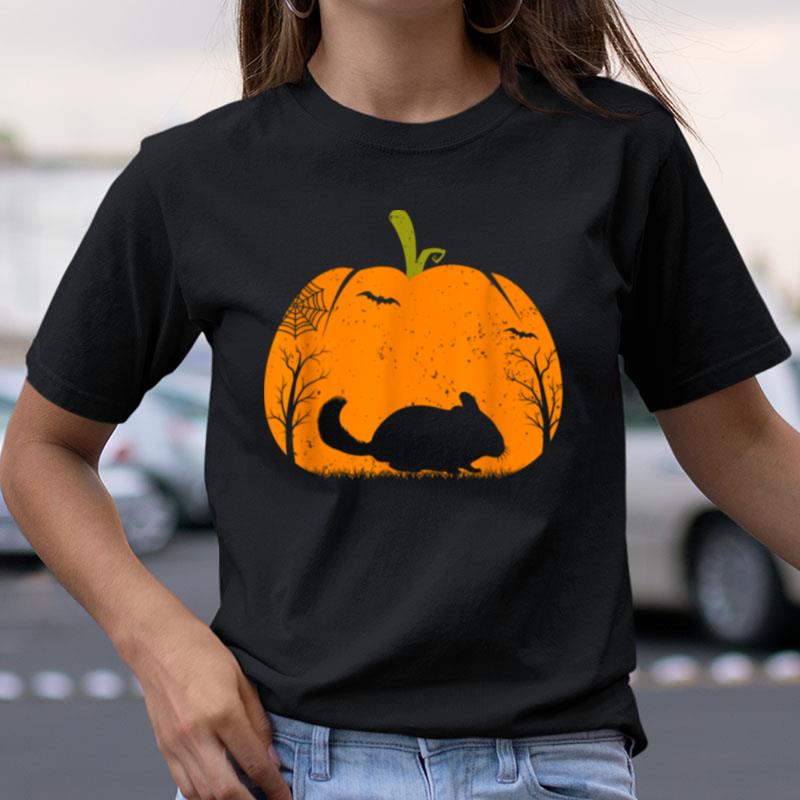 Chinchilla Cute Halloween Costume Pumpkin Chinchilla Lovers Shirts