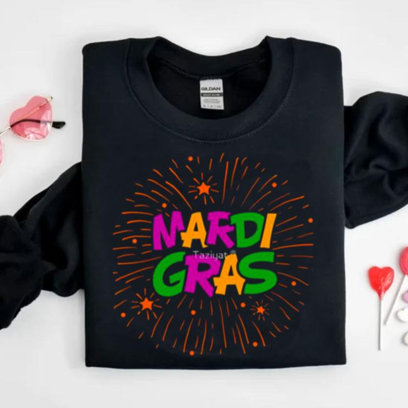 Colored Design Mardi Gras Shirts