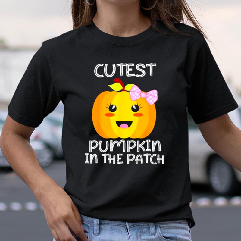 Cutest Pumpkin In The Patch Halloween Thanksgiving Shirts