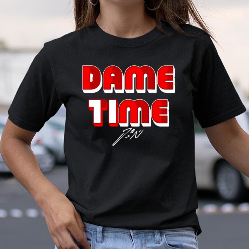 Dame Time Portland Basketball Signature Shirts