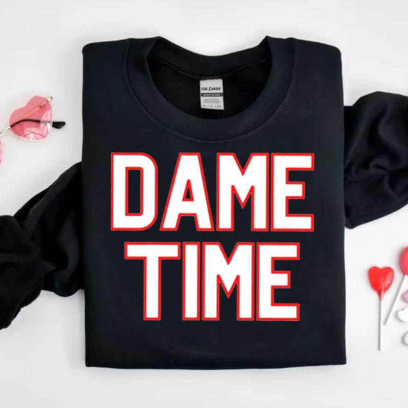 Dame Time Red Font Star Blazers Shirts