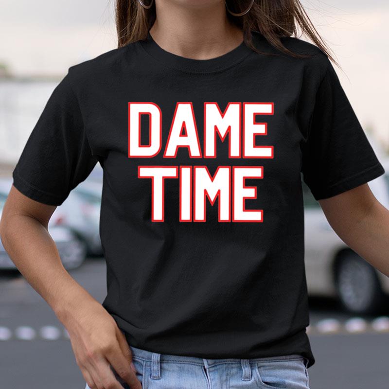 Dame Time Red Font Star Blazers Shirts