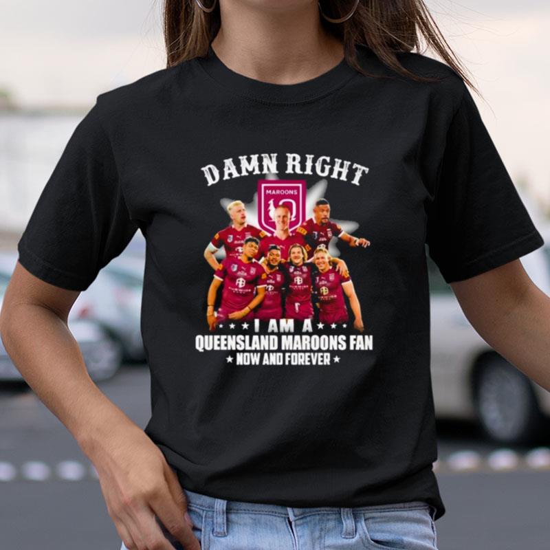 Damn Right Queensland Maroons Rugby Shirts