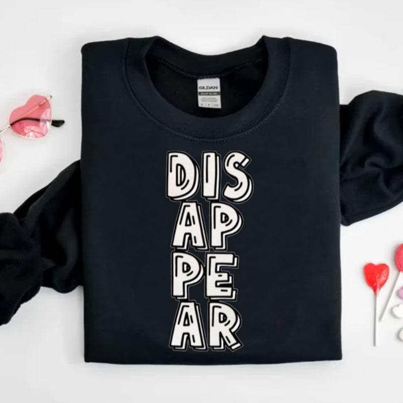 Disappear Foals Lyric Shirts