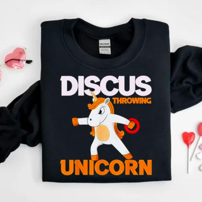 Discus Throwing Unicorn Thrower Track And Field Shirts