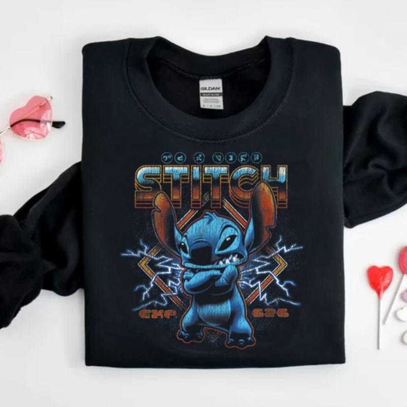 Disney Lilo & Stitch Folded Arms Rock Poster Shirts