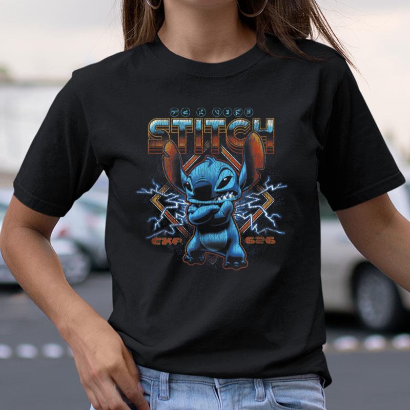 Disney Lilo & Stitch Folded Arms Rock Poster Shirts