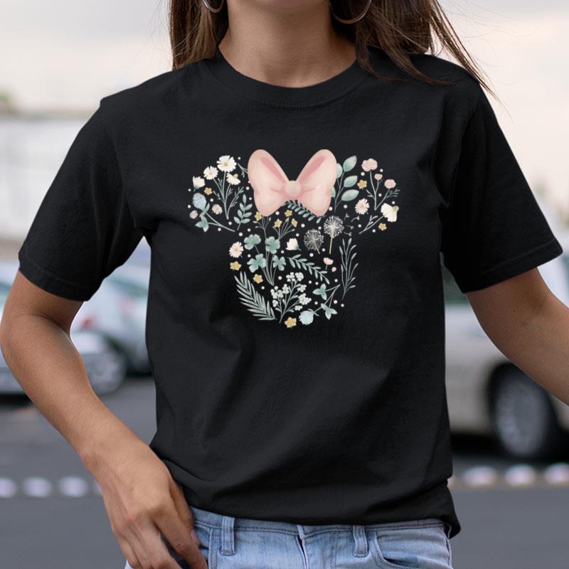 Disney Minnie Mouse Icon Spring Flowers Shirts