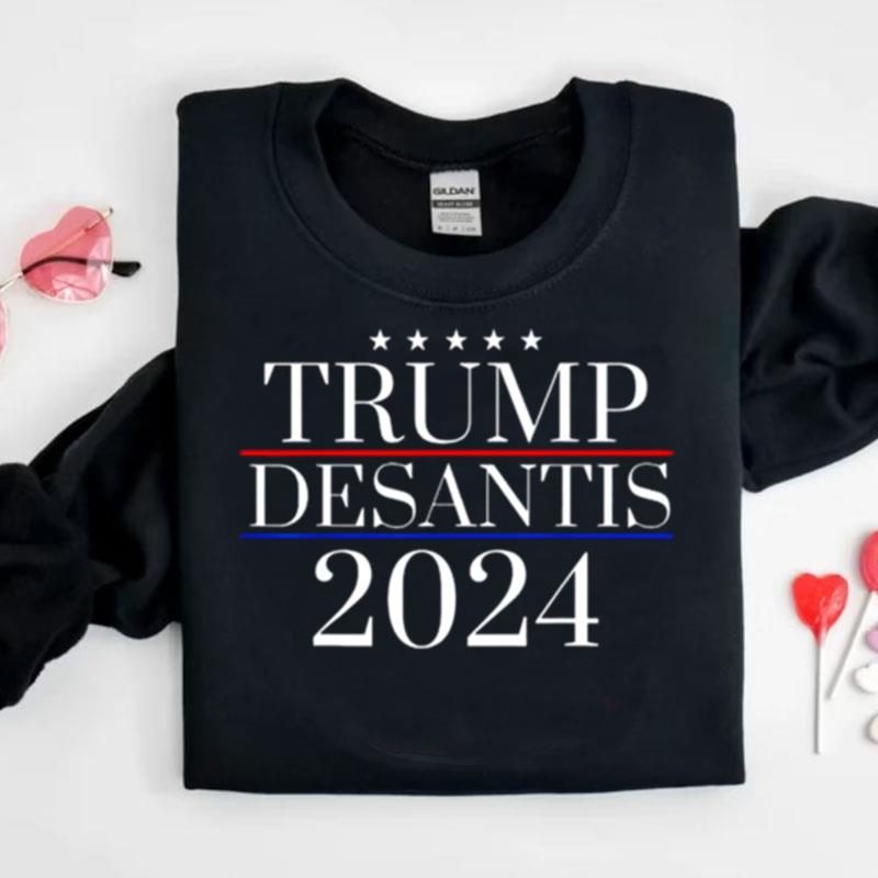 Donald Trump Ron Desantis 2024 President Campaign Election Shirts