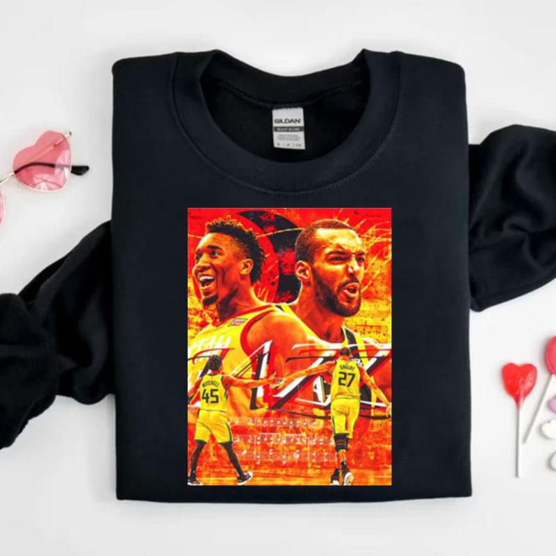 Donovan Mitchell And Basketball Rudy Gober Shirts